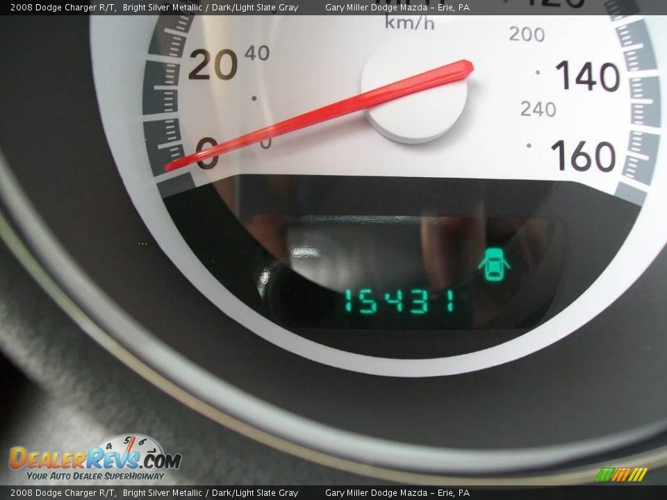 2008 Dodge Charger R/T Bright Silver Metallic / Dark/Light Slate Gray Photo #15