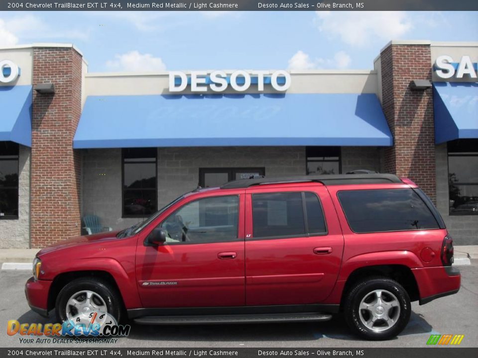 2004 Chevrolet TrailBlazer EXT LT 4x4 Medium Red Metallic / Light Cashmere Photo #1