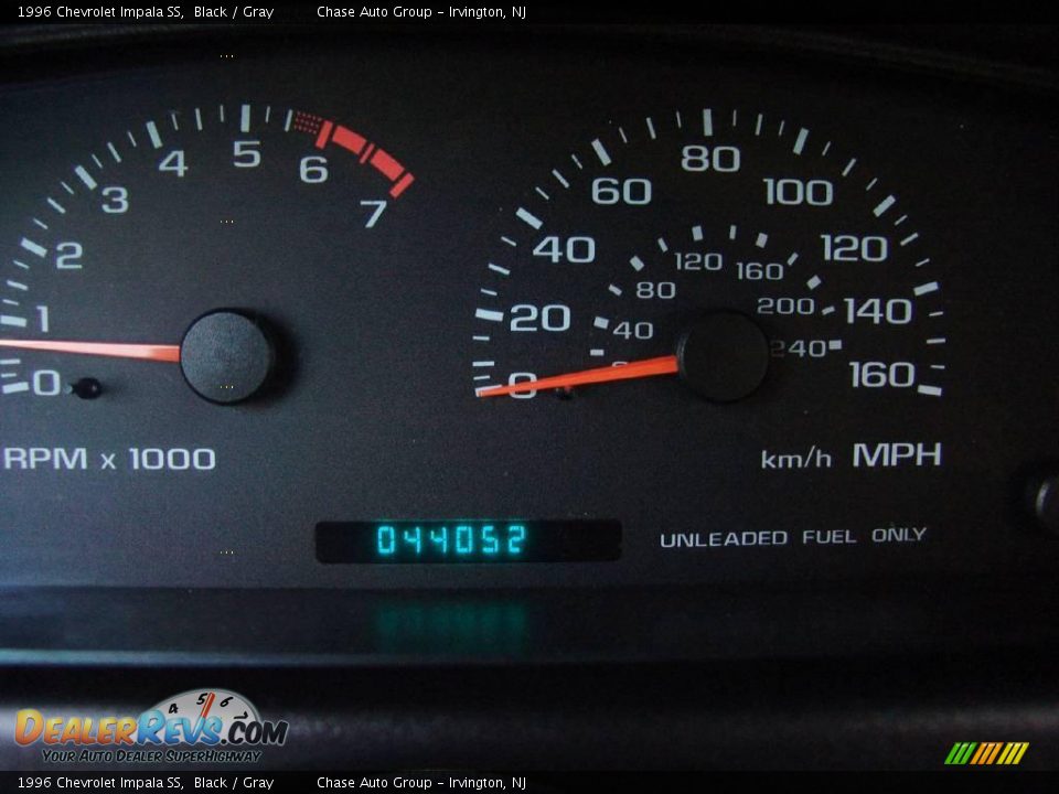 1996 Chevrolet Impala SS Black / Gray Photo #30