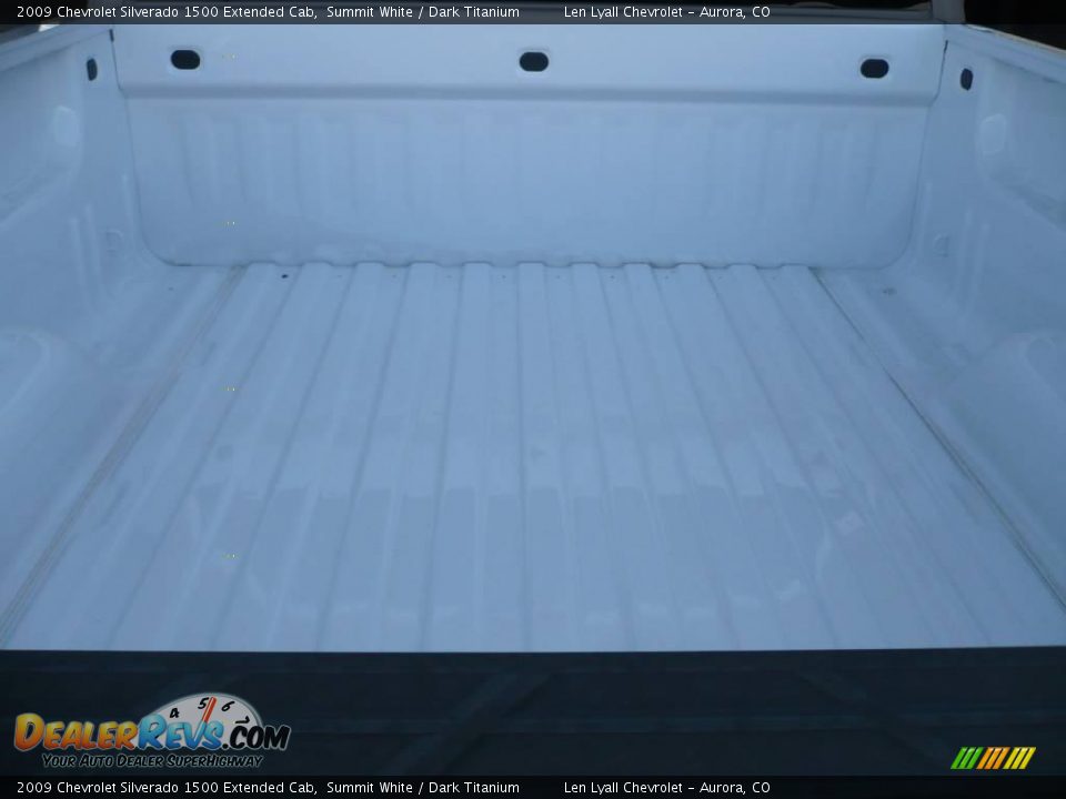 2009 Chevrolet Silverado 1500 Extended Cab Summit White / Dark Titanium Photo #10