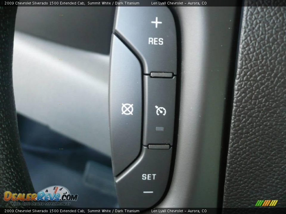 2009 Chevrolet Silverado 1500 Extended Cab Summit White / Dark Titanium Photo #20