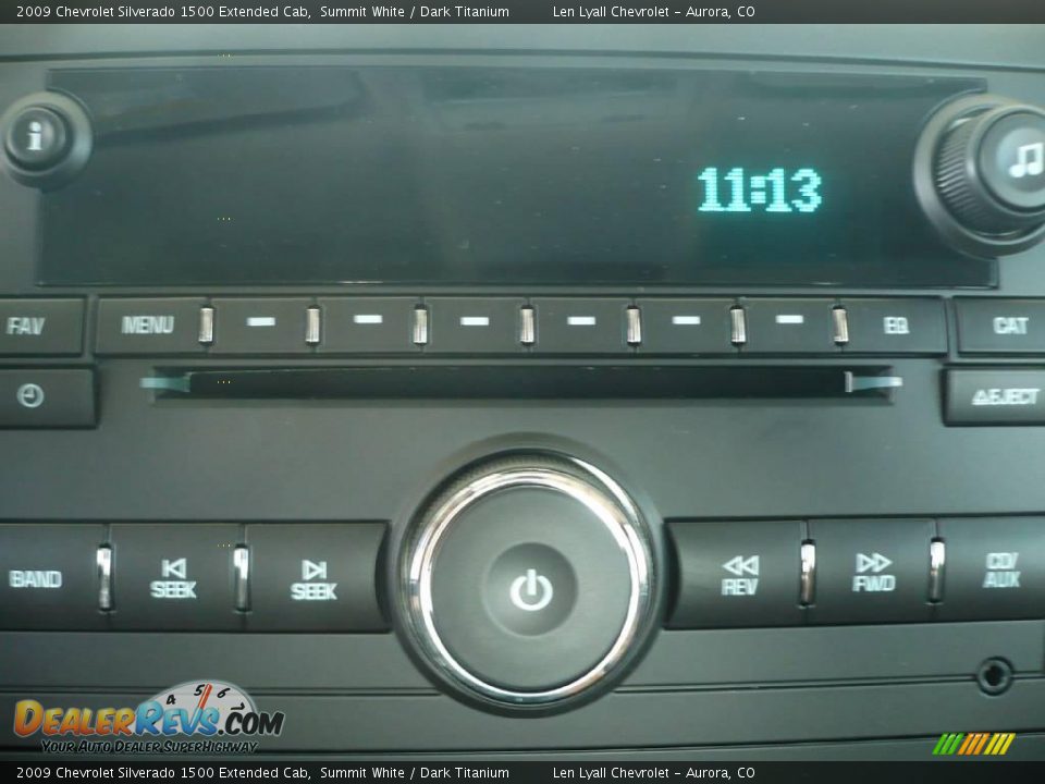 2009 Chevrolet Silverado 1500 Extended Cab Summit White / Dark Titanium Photo #22