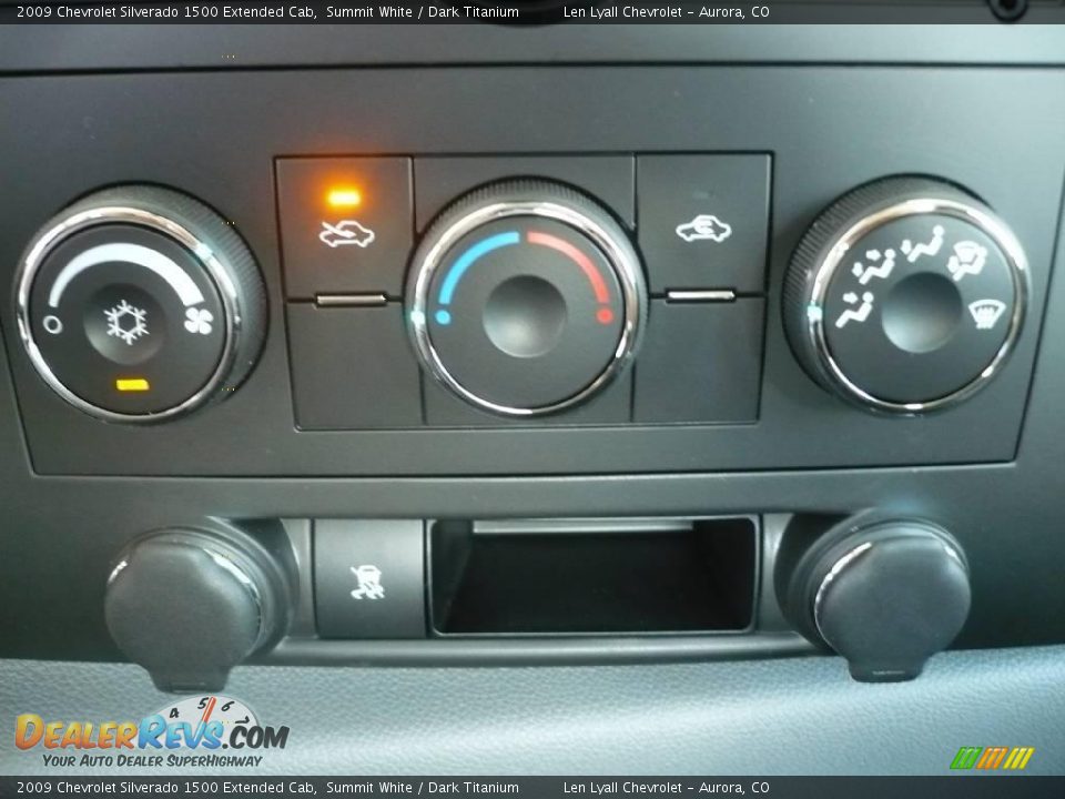 2009 Chevrolet Silverado 1500 Extended Cab Summit White / Dark Titanium Photo #23
