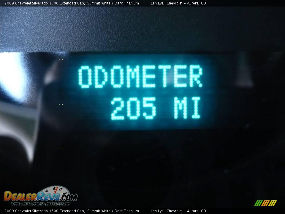 2009 Chevrolet Silverado 1500 Extended Cab Summit White / Dark Titanium Photo #25