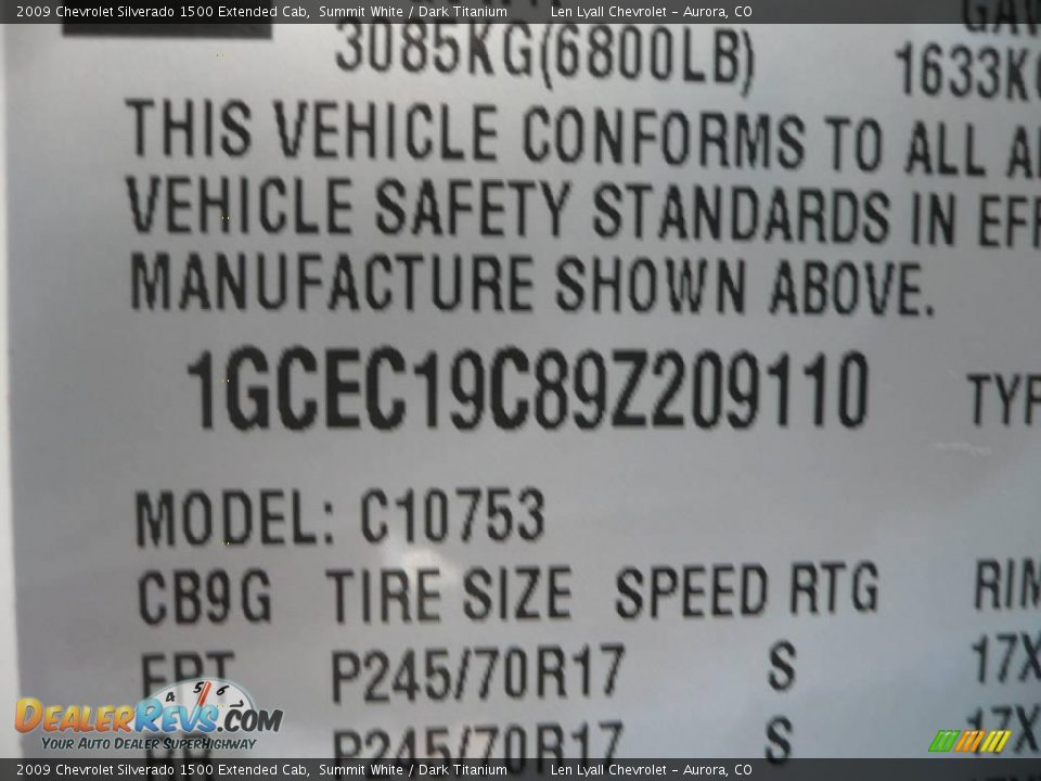 2009 Chevrolet Silverado 1500 Extended Cab Summit White / Dark Titanium Photo #26