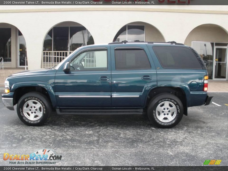 2006 Chevrolet Tahoe LT Bermuda Blue Metallic / Gray/Dark Charcoal Photo #9