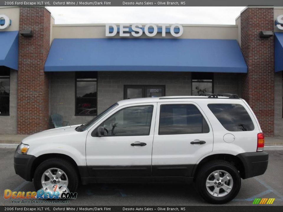 2006 Ford Escape XLT V6 Oxford White / Medium/Dark Flint Photo #1
