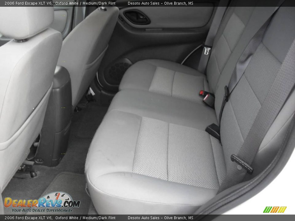 2006 Ford Escape XLT V6 Oxford White / Medium/Dark Flint Photo #14