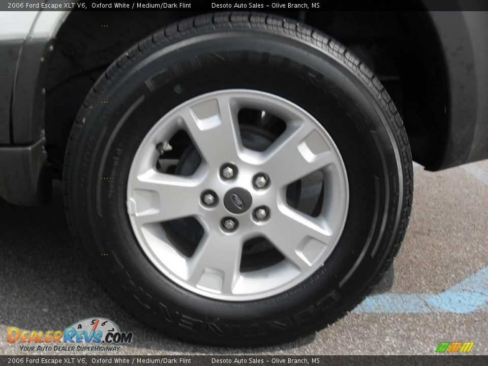 2006 Ford Escape XLT V6 Oxford White / Medium/Dark Flint Photo #16