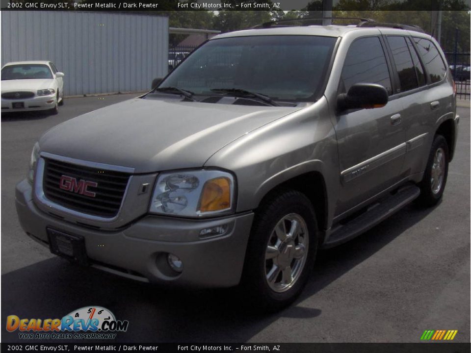 2002 GMC Envoy SLT Pewter Metallic / Dark Pewter Photo #1