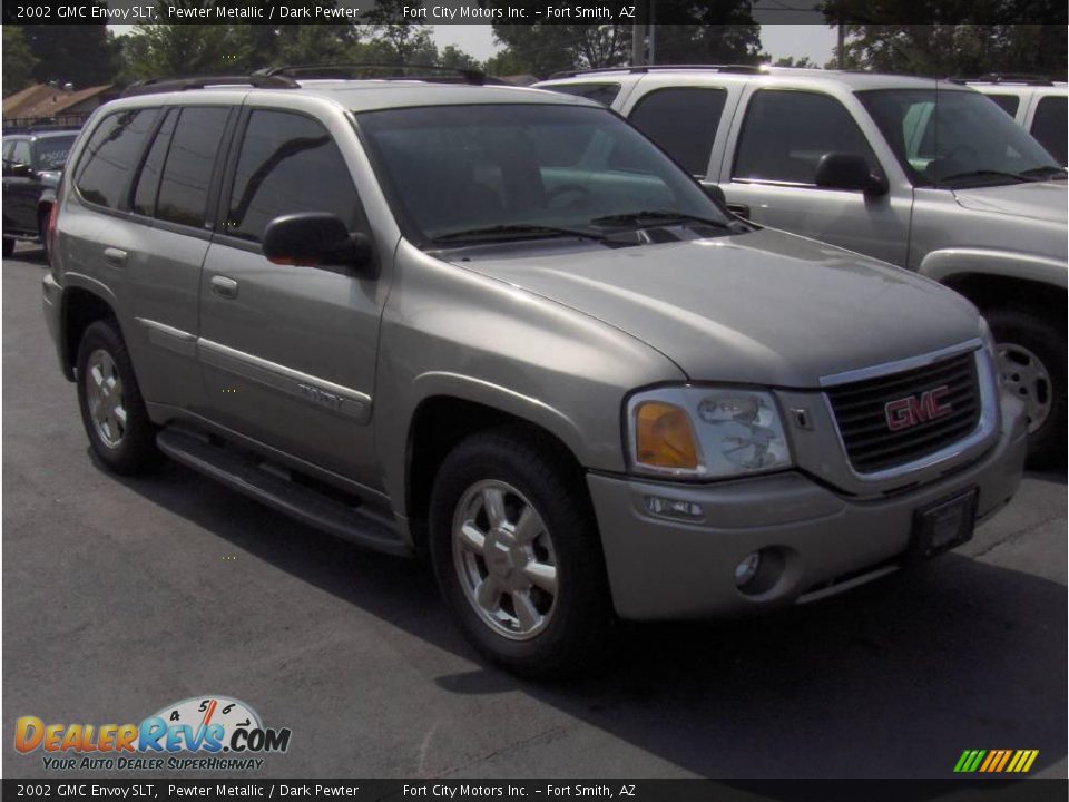 2002 GMC Envoy SLT Pewter Metallic / Dark Pewter Photo #4