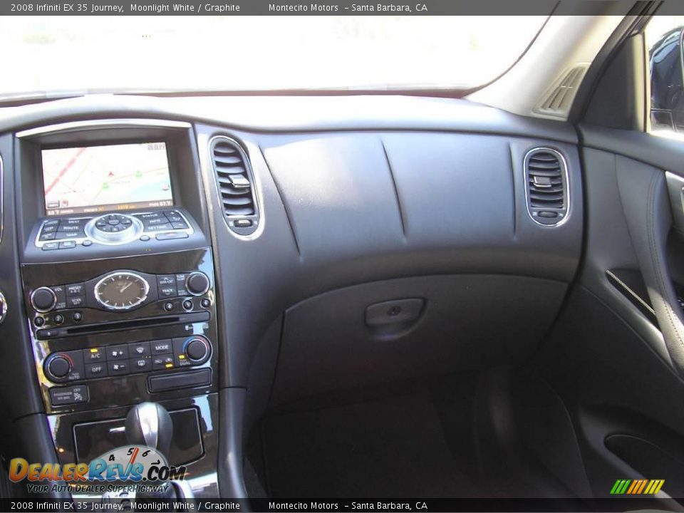 2008 Infiniti EX 35 Journey Moonlight White / Graphite Photo #14