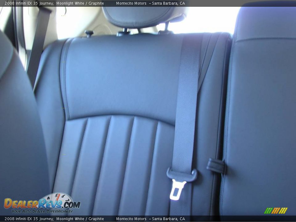 2008 Infiniti EX 35 Journey Moonlight White / Graphite Photo #19