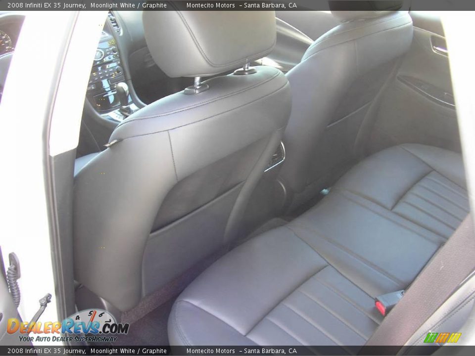 2008 Infiniti EX 35 Journey Moonlight White / Graphite Photo #20