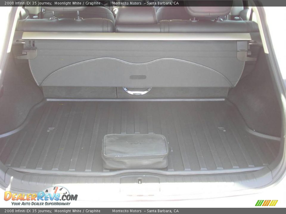 2008 Infiniti EX 35 Journey Moonlight White / Graphite Photo #22