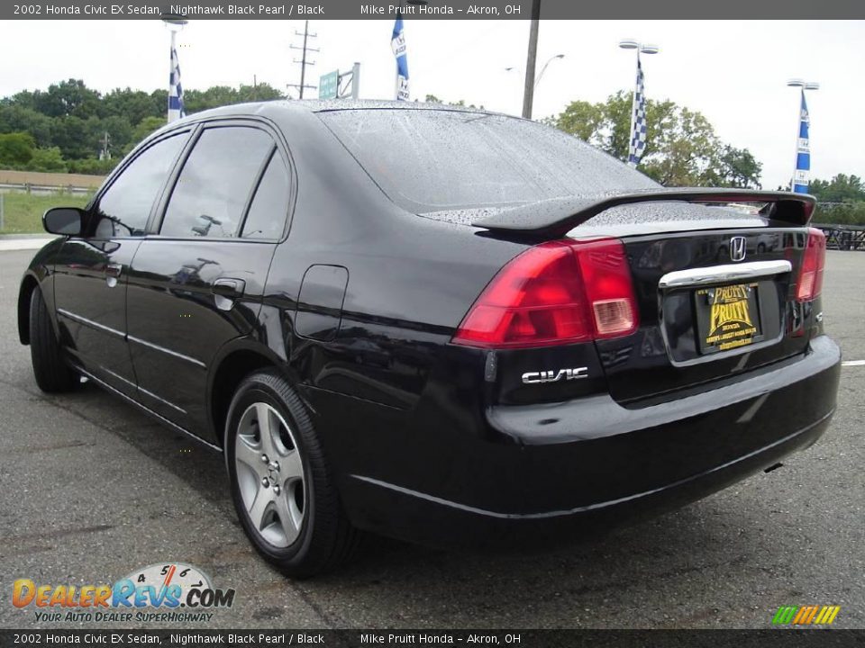 2002 Honda civic ex coupe black #4