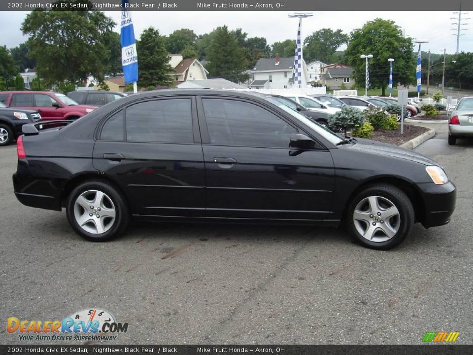 2002 Honda civic ex coupe black #5