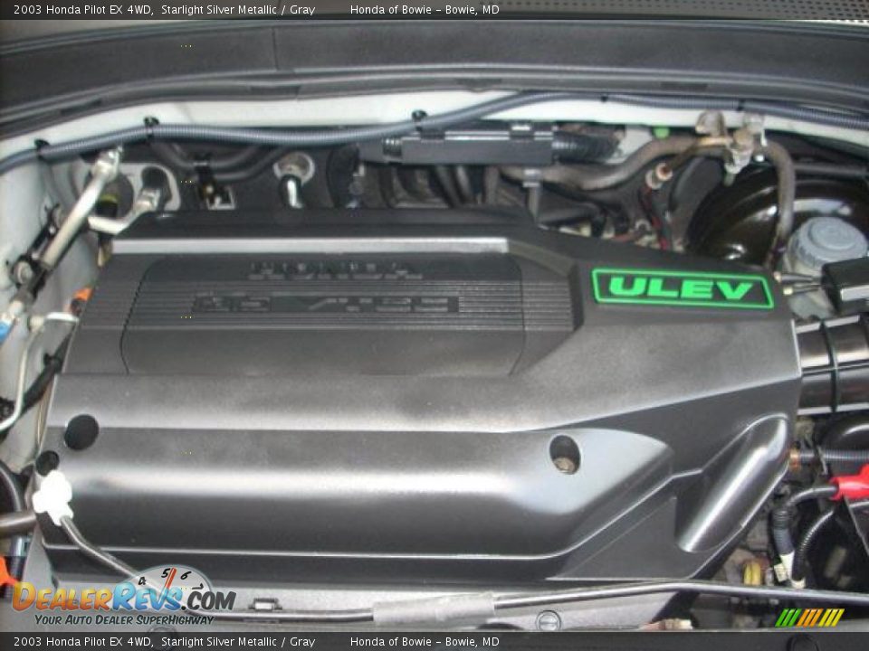 2003 Honda Pilot EX 4WD Starlight Silver Metallic / Gray Photo #9