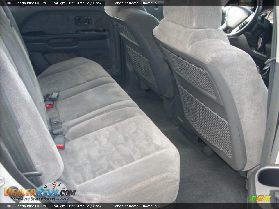 2003 Honda Pilot EX 4WD Starlight Silver Metallic / Gray Photo #20