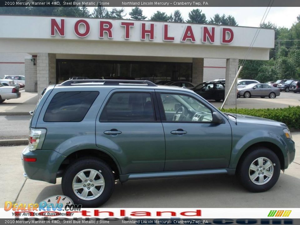 2010 Mercury Mariner I4 4WD Steel Blue Metallic / Stone Photo #1