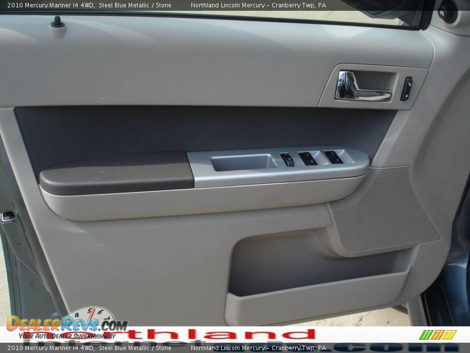 2010 Mercury Mariner I4 4WD Steel Blue Metallic / Stone Photo #6