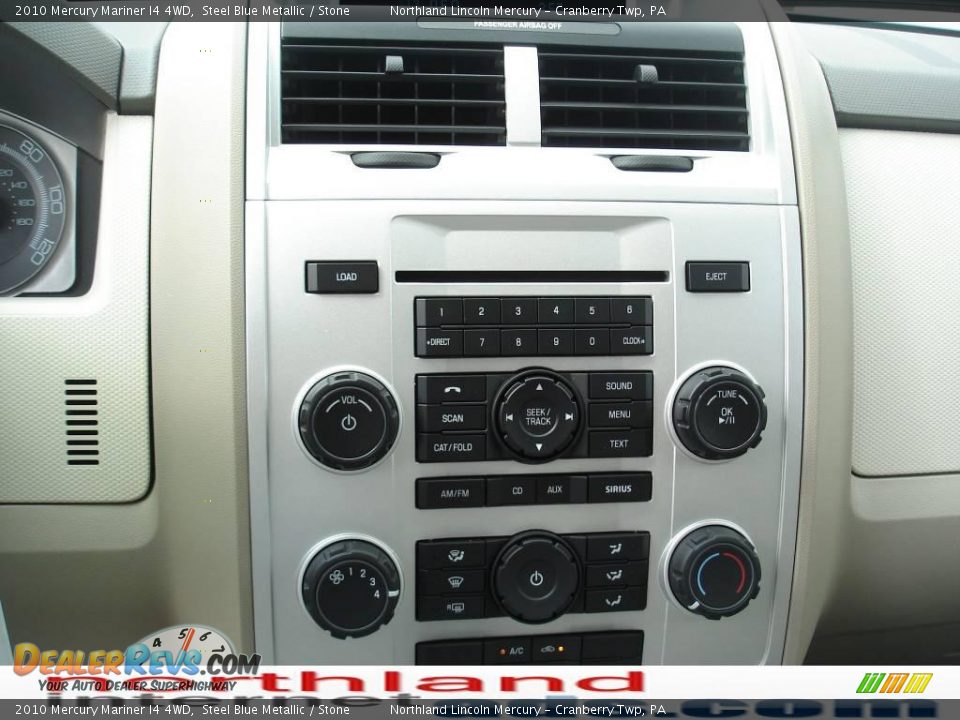 2010 Mercury Mariner I4 4WD Steel Blue Metallic / Stone Photo #18