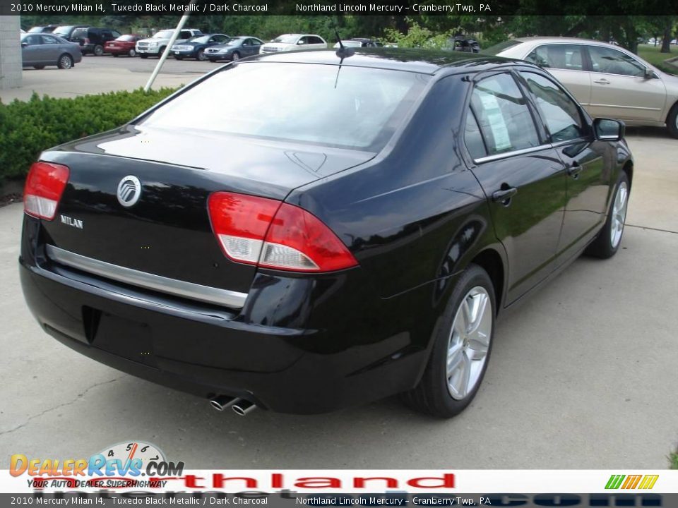 2010 Mercury Milan I4 Tuxedo Black Metallic / Dark Charcoal Photo #2