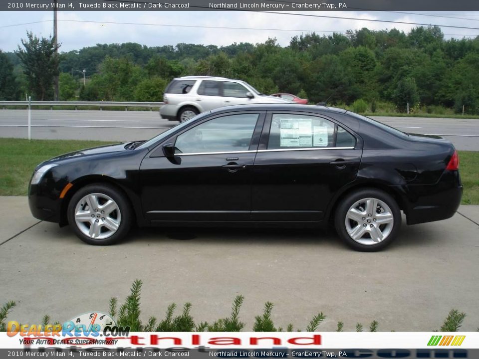 2010 Mercury Milan I4 Tuxedo Black Metallic / Dark Charcoal Photo #5