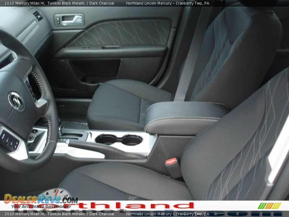 2010 Mercury Milan I4 Tuxedo Black Metallic / Dark Charcoal Photo #8
