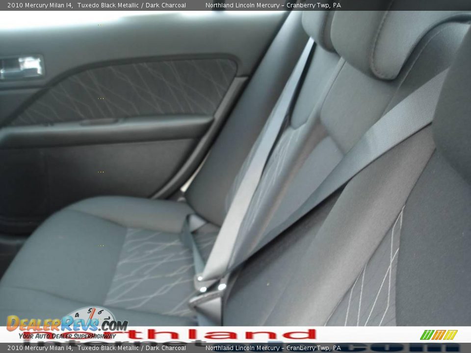 2010 Mercury Milan I4 Tuxedo Black Metallic / Dark Charcoal Photo #12