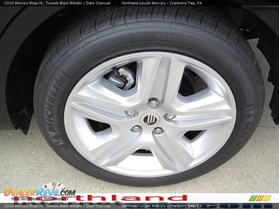 2010 Mercury Milan I4 Tuxedo Black Metallic / Dark Charcoal Photo #13