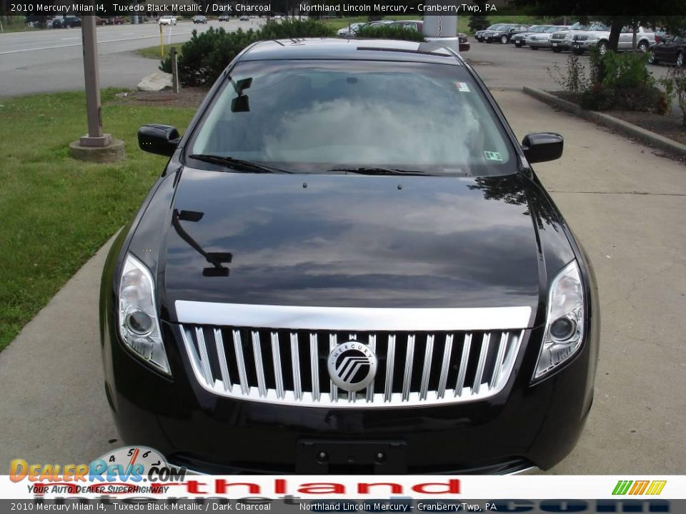 2010 Mercury Milan I4 Tuxedo Black Metallic / Dark Charcoal Photo #15