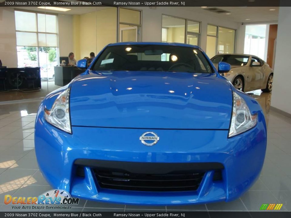 2009 Nissan 370Z Coupe Monterey Blue / Black Cloth Photo #2