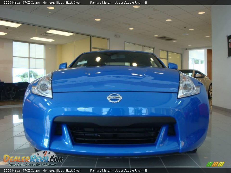 2009 Nissan 370Z Coupe Monterey Blue / Black Cloth Photo #5