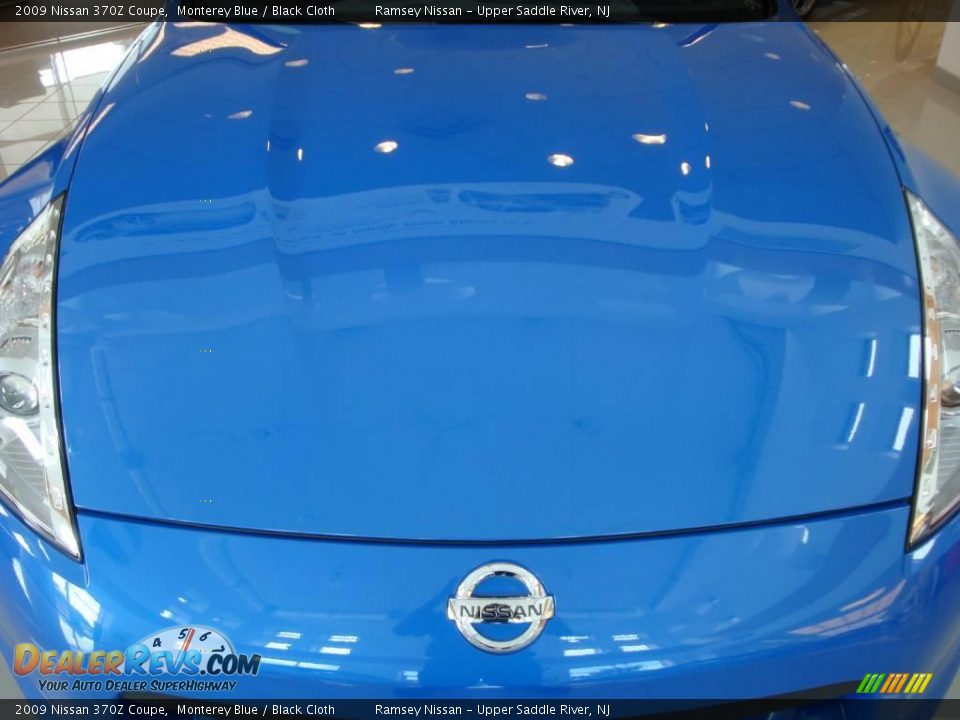 2009 Nissan 370Z Coupe Monterey Blue / Black Cloth Photo #15