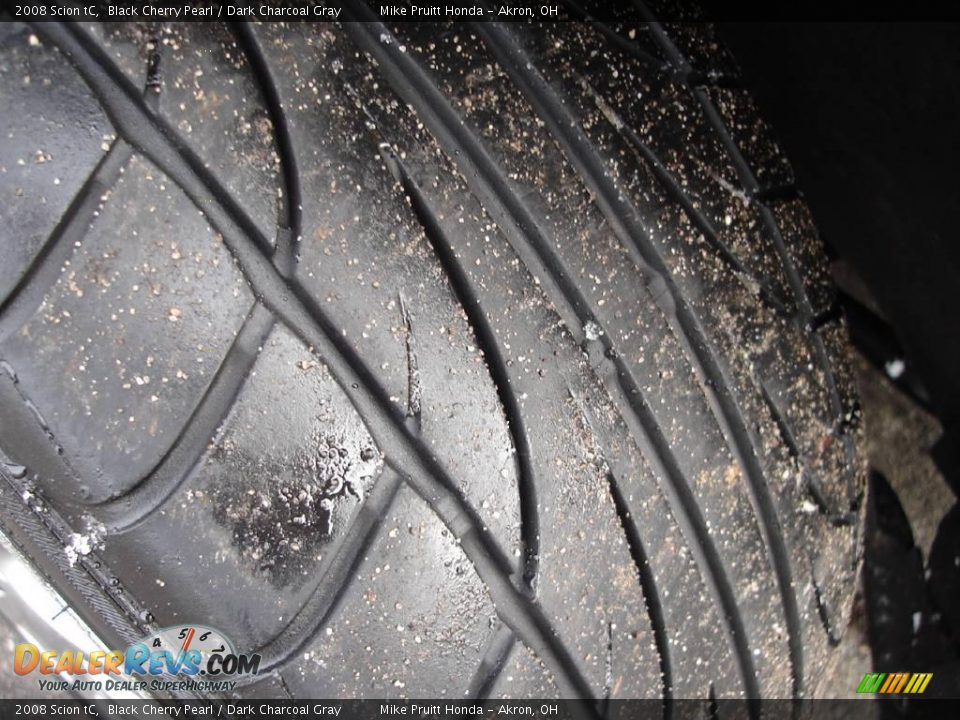 2008 Scion tC Black Cherry Pearl / Dark Charcoal Gray Photo #11