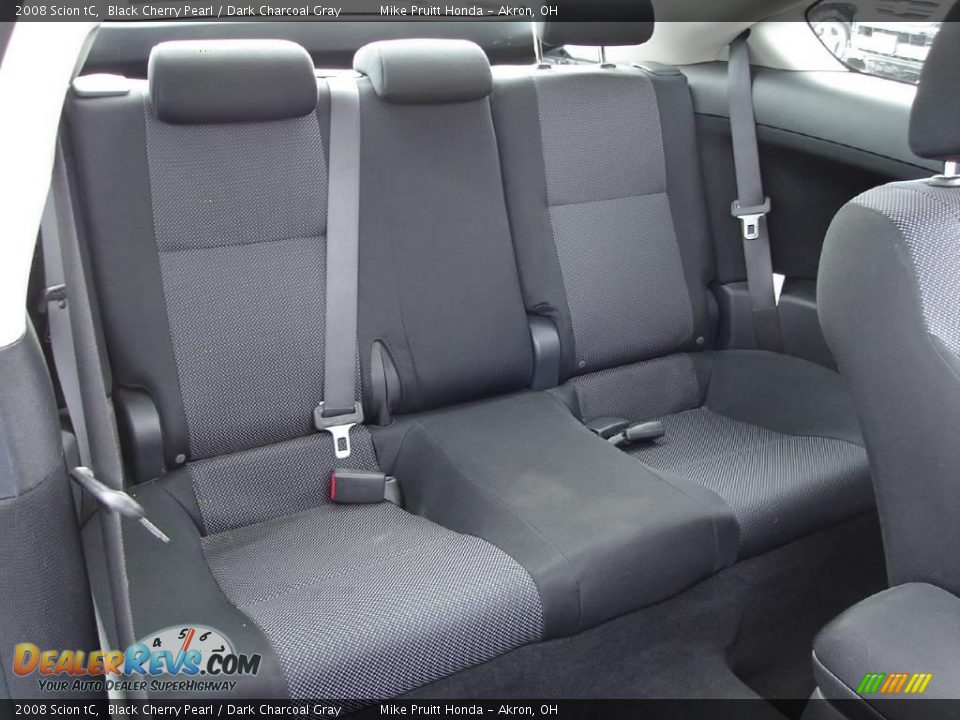 2008 Scion tC Black Cherry Pearl / Dark Charcoal Gray Photo #16