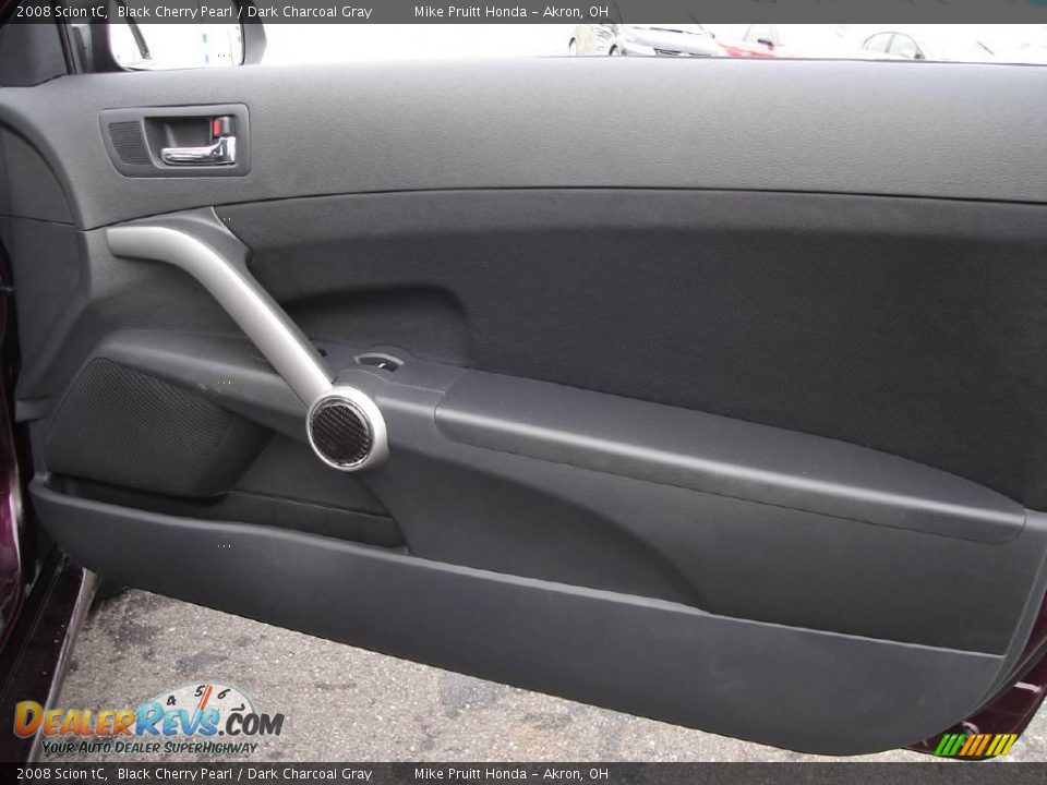 2008 Scion tC Black Cherry Pearl / Dark Charcoal Gray Photo #18