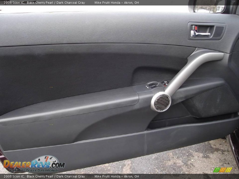 2008 Scion tC Black Cherry Pearl / Dark Charcoal Gray Photo #20