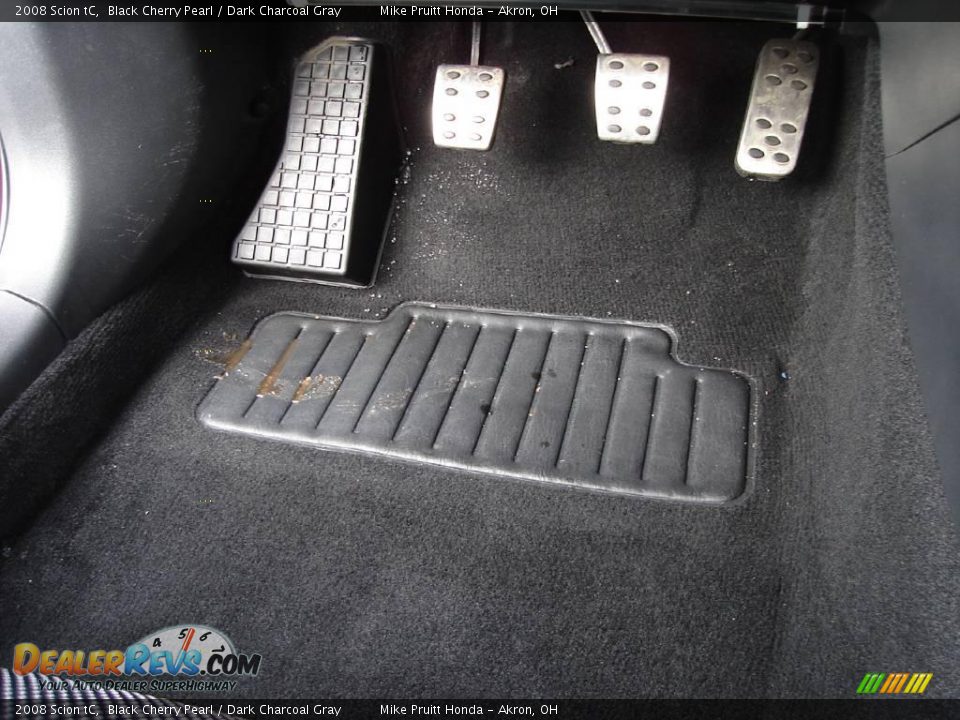 2008 Scion tC Black Cherry Pearl / Dark Charcoal Gray Photo #29