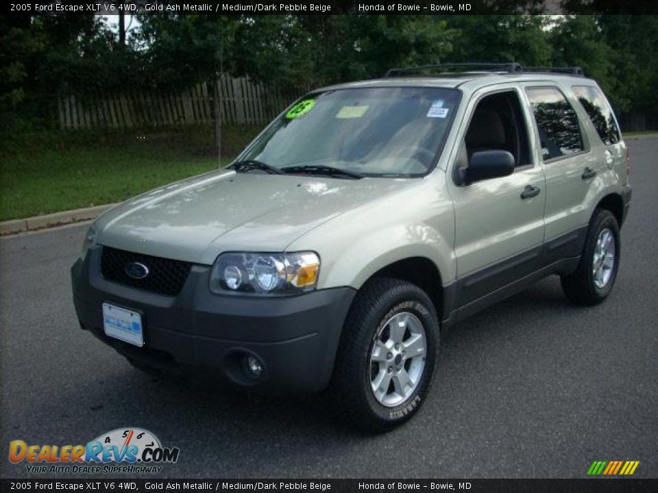 2005 Ford Escape XLT V6 4WD Gold Ash Metallic / Medium/Dark Pebble Beige Photo #7