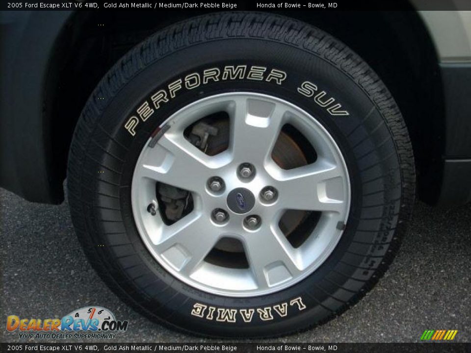 2005 Ford Escape XLT V6 4WD Gold Ash Metallic / Medium/Dark Pebble Beige Photo #10