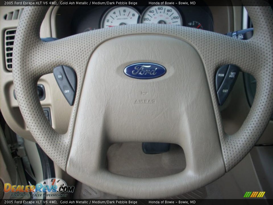 2005 Ford Escape XLT V6 4WD Gold Ash Metallic / Medium/Dark Pebble Beige Photo #16