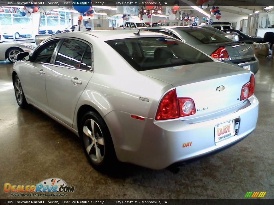 2009 Chevrolet Malibu LT Sedan Silver Ice Metallic / Ebony Photo #6