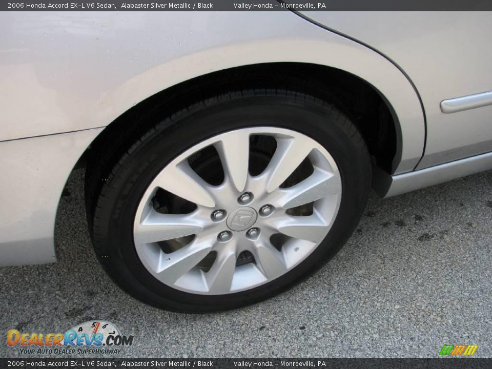 2006 Honda Accord EX-L V6 Sedan Alabaster Silver Metallic / Black Photo #5