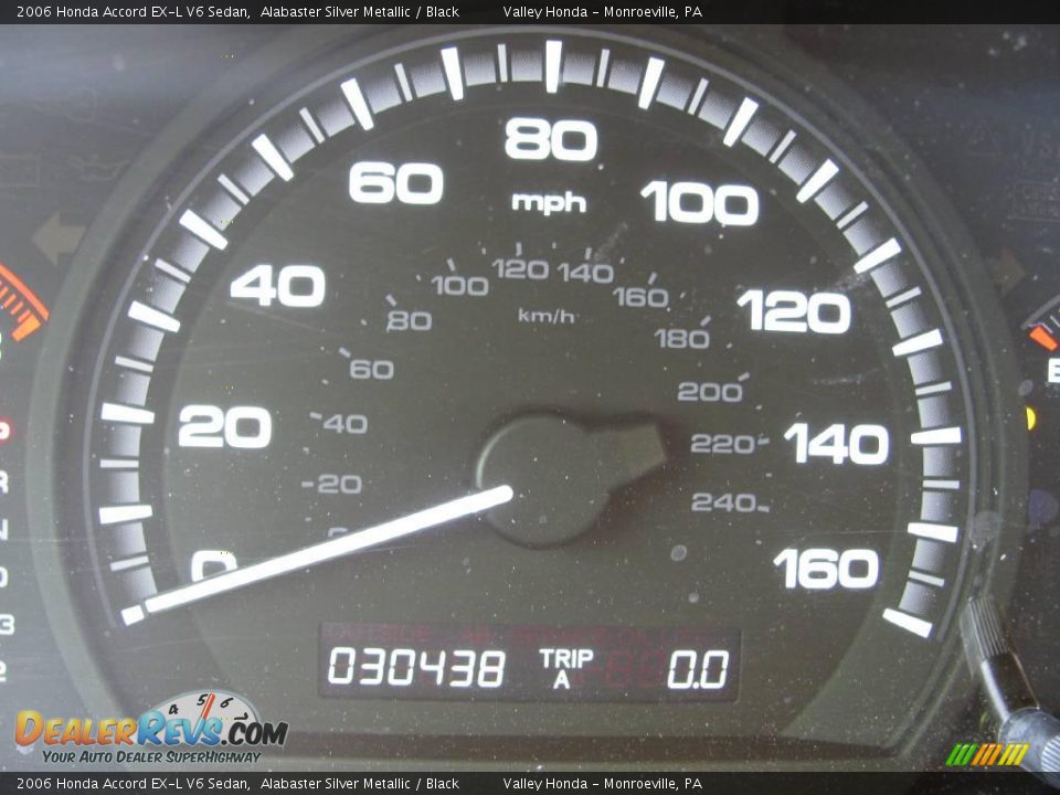 2006 Honda Accord EX-L V6 Sedan Alabaster Silver Metallic / Black Photo #15