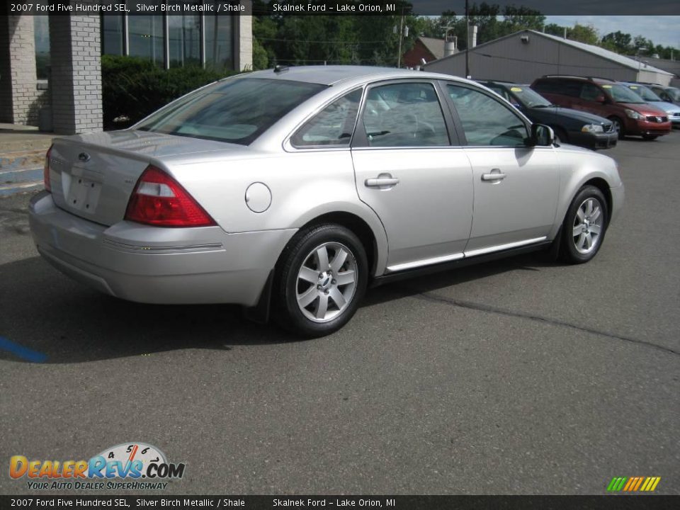 2007 Ford Five Hundred SEL Silver Birch Metallic / Shale Photo #3