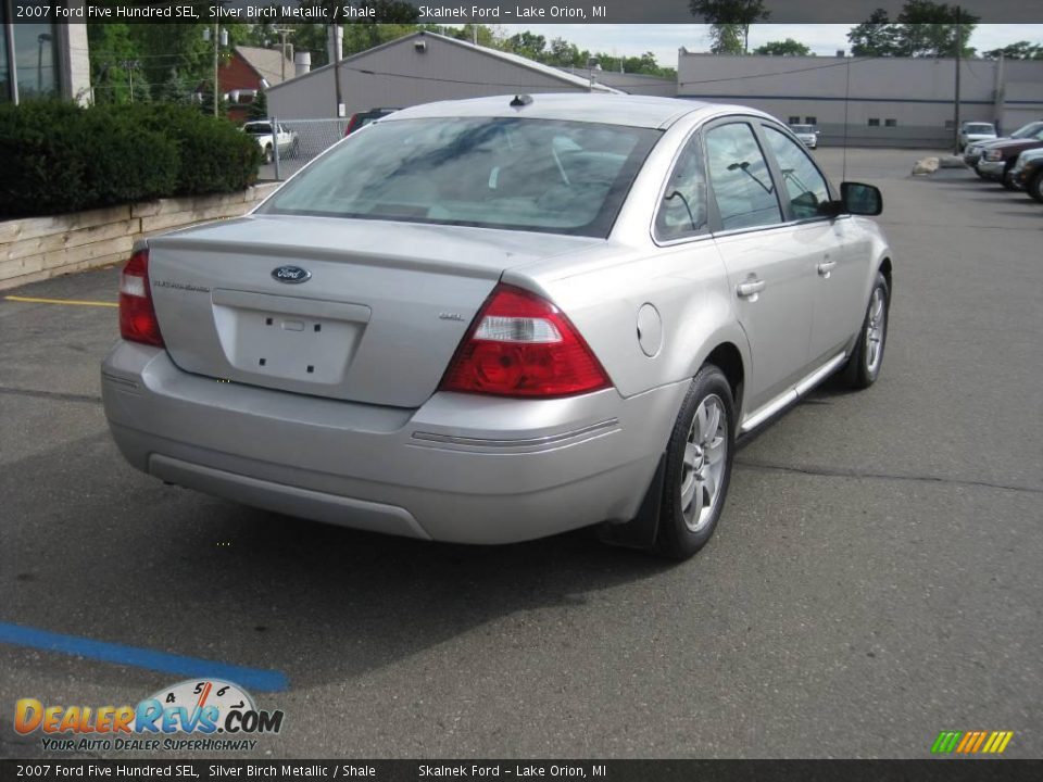 2007 Ford Five Hundred SEL Silver Birch Metallic / Shale Photo #4