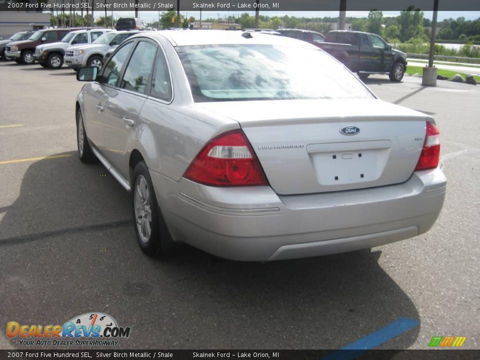 2007 Ford Five Hundred SEL Silver Birch Metallic / Shale Photo #6