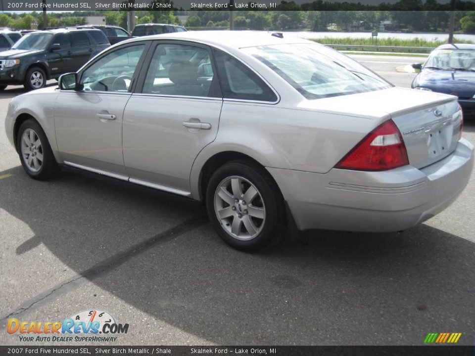 2007 Ford Five Hundred SEL Silver Birch Metallic / Shale Photo #7